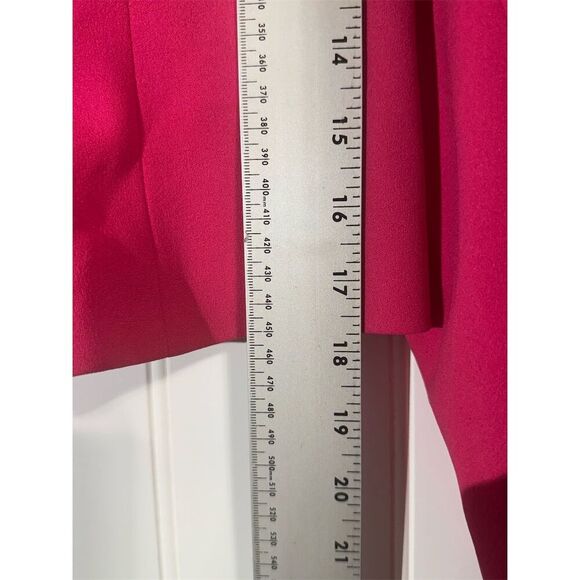 Michael Kors Electric Pink Cropped Blazer Jacket M NWT Bold Power Look Office - Picture 9 of 9